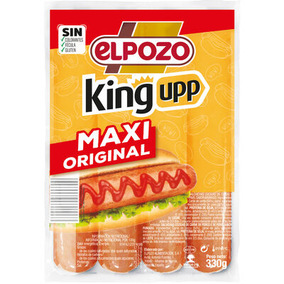Salchicha king upp 330gr maxi original