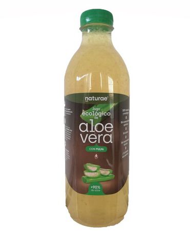 Jugo de aloe vera Saloe 1l con pulpa