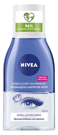 Desmaquillador ojos Nivea 125ml doble acción para el contorno