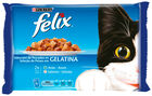 Comida húmeda gato Félix gelatina pescado pack 4
