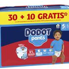 Pa&ntilde;al pants con 30 m&aacute;s 10 unidades talla 5 Dodot