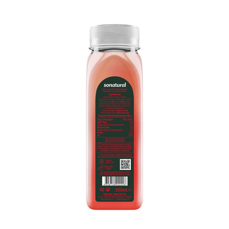Zumo de frutos rojos proteínas Sonatural refrigerado 250ml