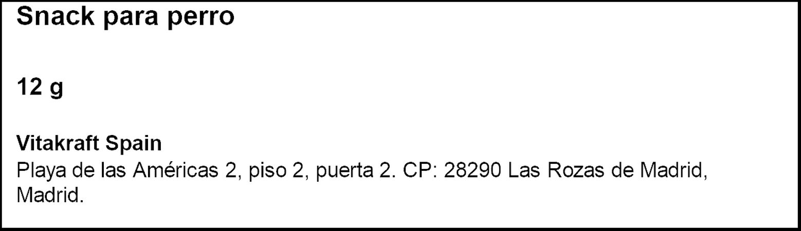 Snack perro Vitakraft Beef Stick 12g
