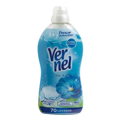 Suavizante Vernel 70 lavados cielo azul