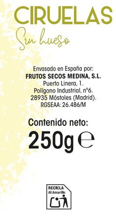Ciruela sin hueso Alipende 250g