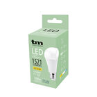 Bombilla Led esf&eacute;rica e27 pl&aacute;stico TM a65 15W c&aacute;lida