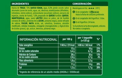 Pannini Dr Oetker 250g jam&oacute;n y queso