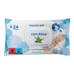Toallitas bebé Bodyplus 24 unidades de viaje