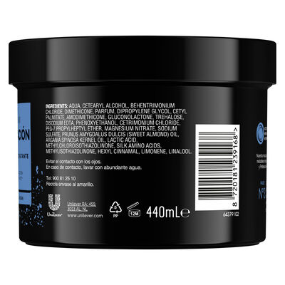 Mascarilla capilar hidratante Tresemmé 440ml cabellos secos o dañados