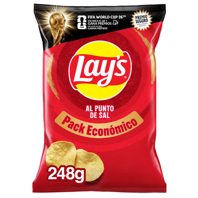 Patatas fritas al punto de sal Lay&acute;s 248g