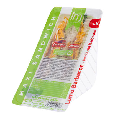 Sandwich de lomo barbacoa maxi LM 200g