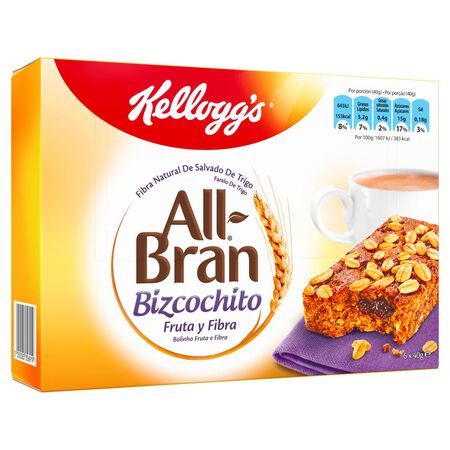 Bizcochitos All-Bran kellog's 240g fruta y fibra