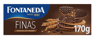 Galletas chocolate negro finas Fontaneda 170g