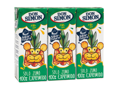 Zumo de piña y uva 100% exprimido Don Simón pack 3