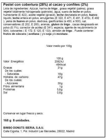 Donettes horóscopo 8uds 168g.