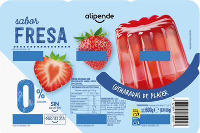 Gelatina Light Alipende Pack 6 Fresa