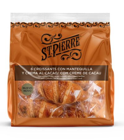 Croissant relleno de chocolate St. Pierre 288g