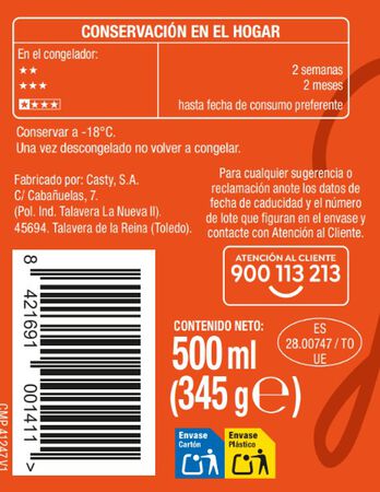 Helado Alipende 500ml cookie dought