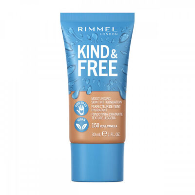 Base de maquillaje fluido Kind & Free Rimmel 150 rose vanilla