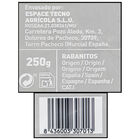 Rabanito en bolsa con peso de 250g