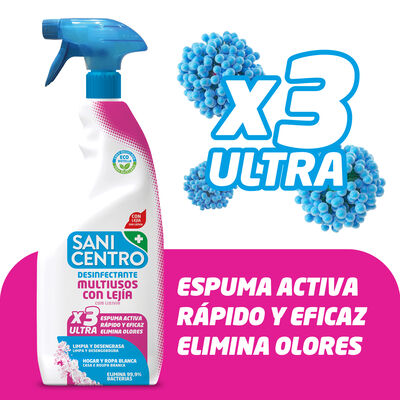 Lejía Multiusos Sanicentro 750ml pistola