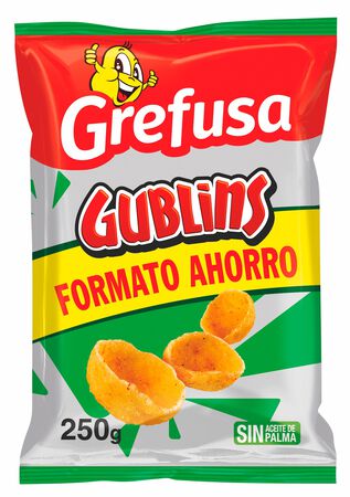 Snack de maíz gublins Grefusa 250g barbacoa