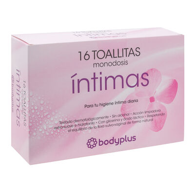 Toallitas &iacute;ntimas Bodyplus 16 uds