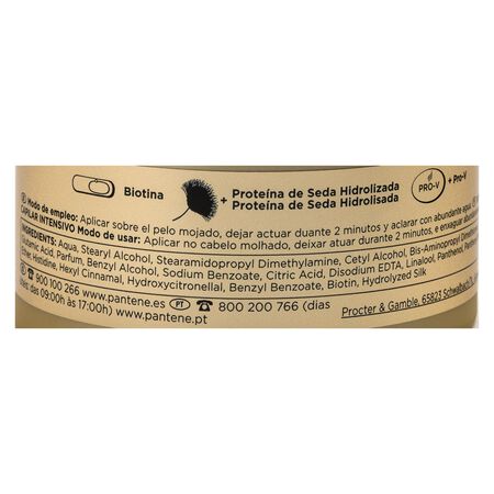 Mascarilla capilar Pantene 160ml rescate intensivo