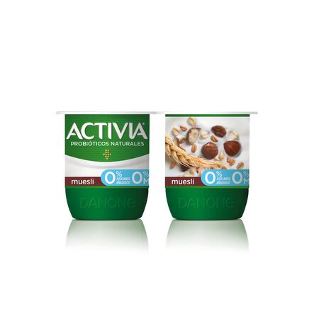 Bífidus Activia fibra 0% pack 4 muesli