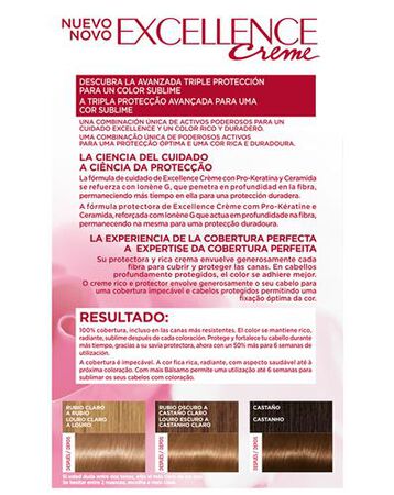 Tinte de cabello L'Or&eacute;al Excellence Creme n&ordm; 7.3 rubio dorado