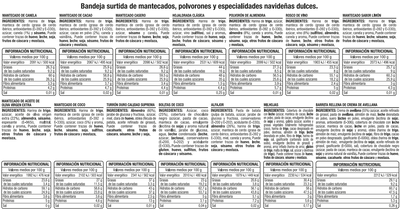 Surtido de navidad Alipende bandeja 750g