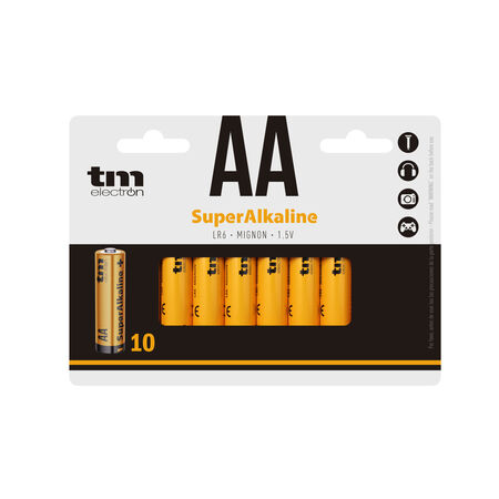 Pila Superalkaline Tm AA 1,5v 10 uds
