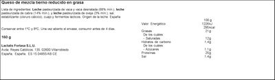 Queso tierno en lonchas light El Ventero 160g