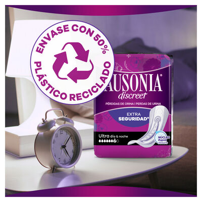 Compresa discreet Ausonia extra seguridad 12 unidades