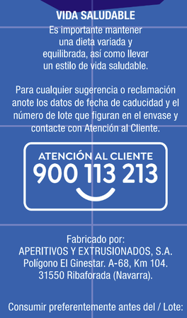 Snack de ma&iacute;z conos Alipende 100g sabor a bacon&queso