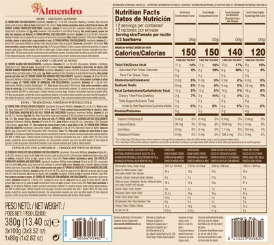 Turrón El Almendro 380 gr Selection