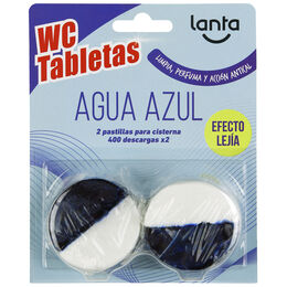 Limpiador WC Tableta Lanta 2 unidades Efecto Lejía