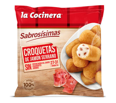 Croqueta La Cocinera sabros&iacute;sima 500g jam&oacute;n