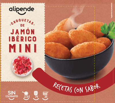 Mini croquetas Alipende 400g jam&oacute;n ib&eacute;rico