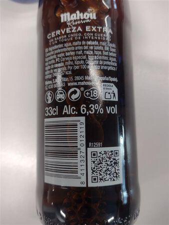 Cerveza Mahou  Botella 33cl reserva