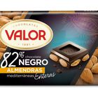 Chocolate negro Valor 250g 82% de cacao con almendras