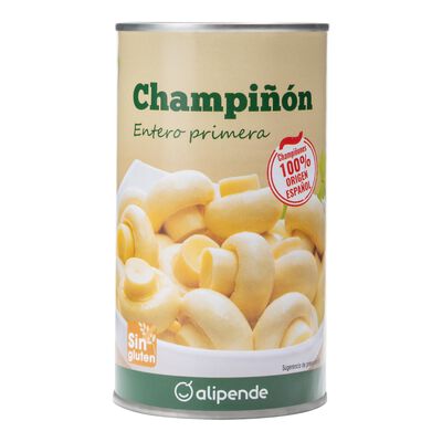 Champiñon Alipende bote 185g entero