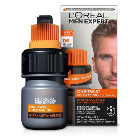 Coloración cabello men expert L'Oréal nº06 rubio oscuro