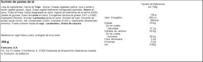 Pastas de té Versailles 350 g