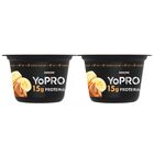 Yogur proteínas Yopro pack 2 plátano mantequilla cacahuete