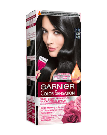 Tinte de cabello Garnier Color Sensation n&ordm; 1.0 ultra negro