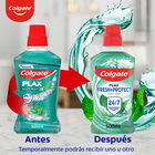 Enjuague bucal Colgate Plax Soft Mint protecci&oacute;n 24H, antibacteriano 500ml