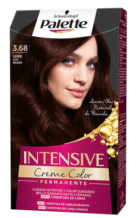 Tinte de cabello Schwarzkopf Palette nº 3.68 Caoba con micro aceites naturales