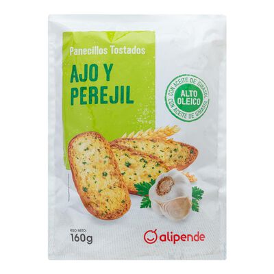 Panecillo tostado Alipende 160g con ajo