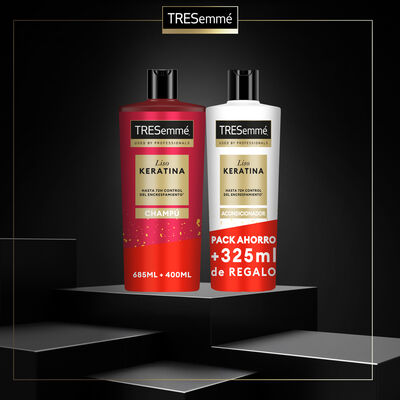Champ&uacute; tresemm&eacute; 685ml K&eacute;ratina+acondicionador 400ml